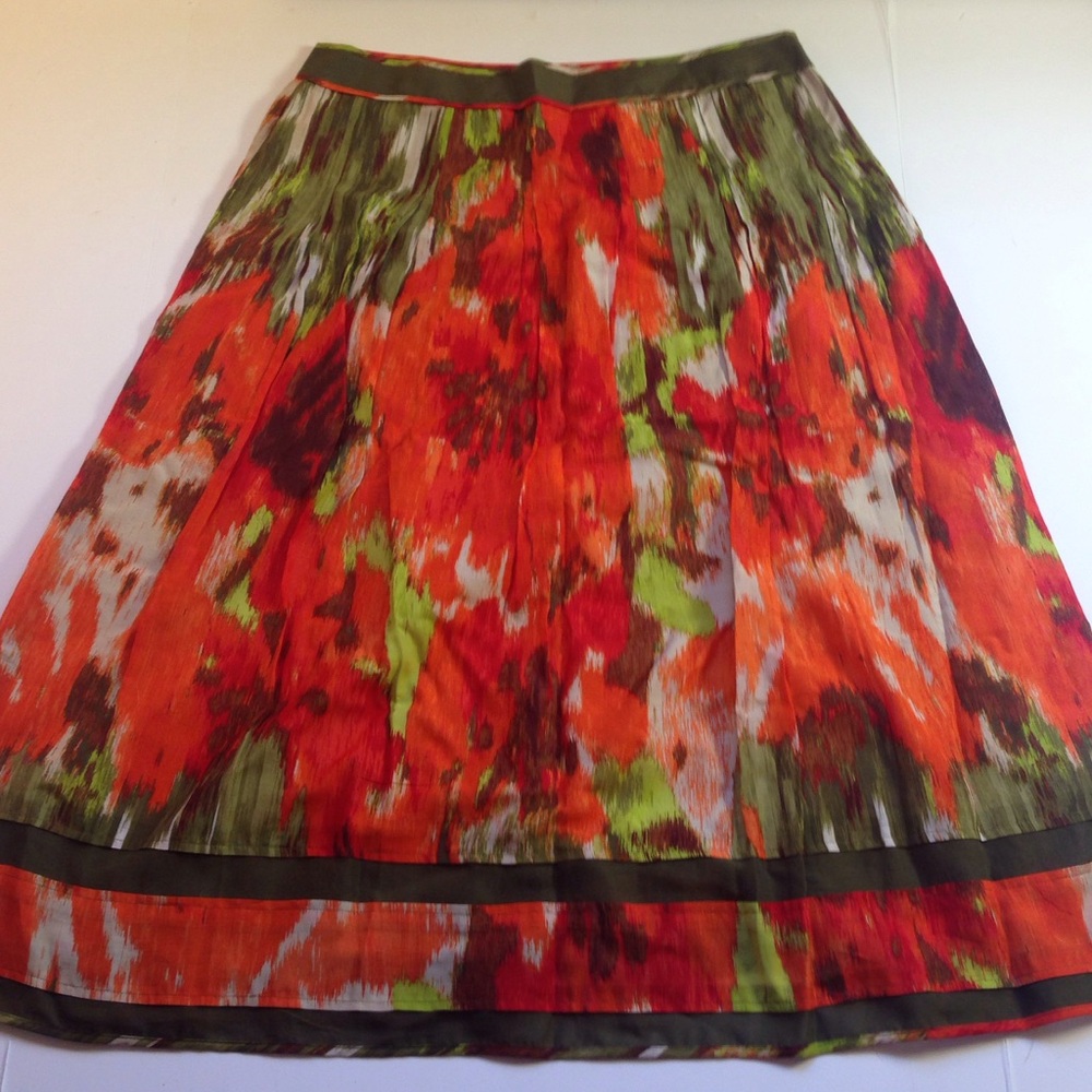 TALBOTS SILK BLEND SKIRT